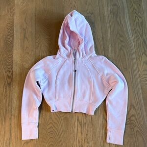LULULEMON Scuba Crop Zip Up Hoodie- size 0
